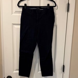 Banana Republic Sloan Navy Ankle Crop Pants